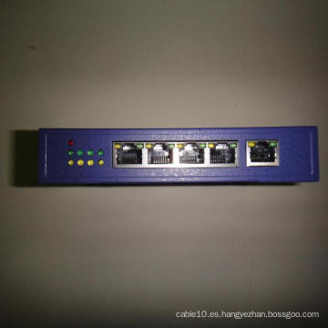 10 / 100Mbps 4 puertos Ethernet Poe Switch con transmisión de datos hasta 100m